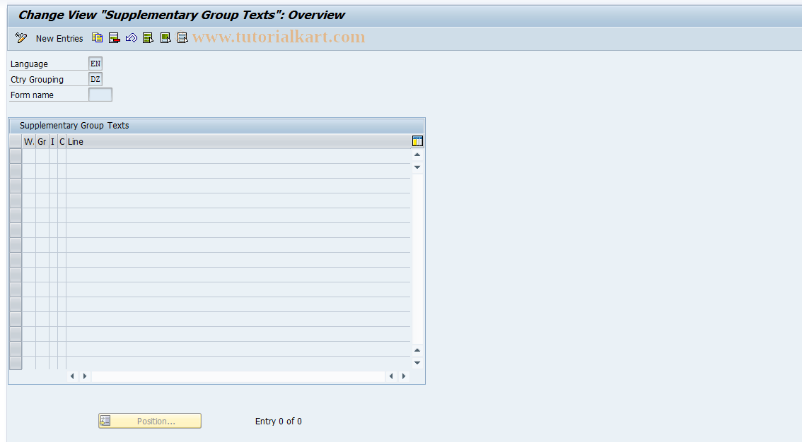 SAP TCode S_AHR_61002919 - IMG-Aktivität: SIMG_OHATH_403