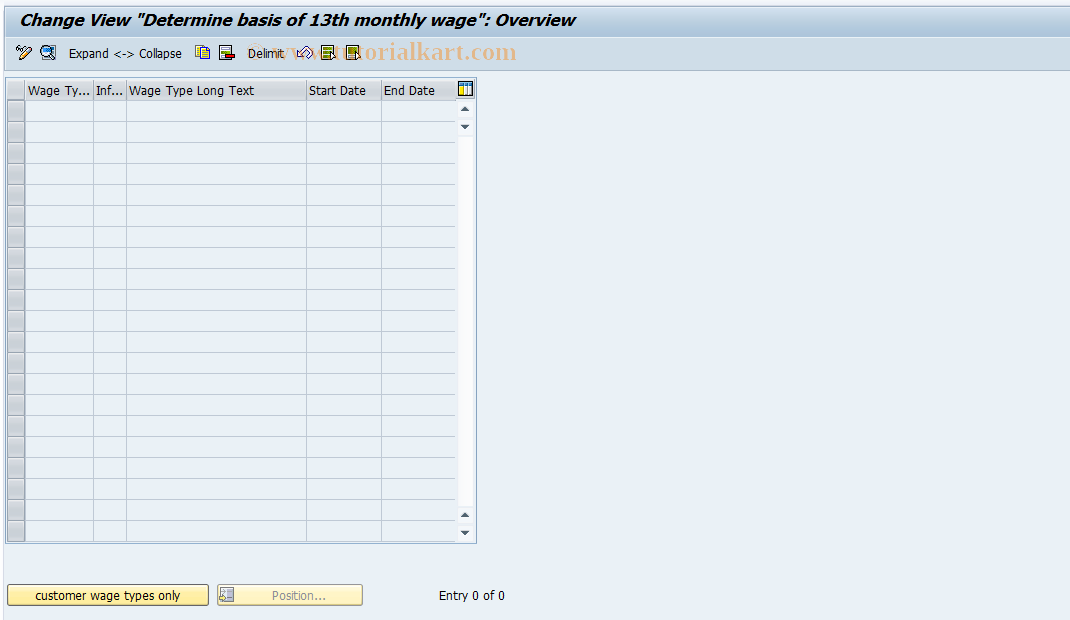 SAP TCode S_AHR_61002923 - IMG Activity: OHACDR002