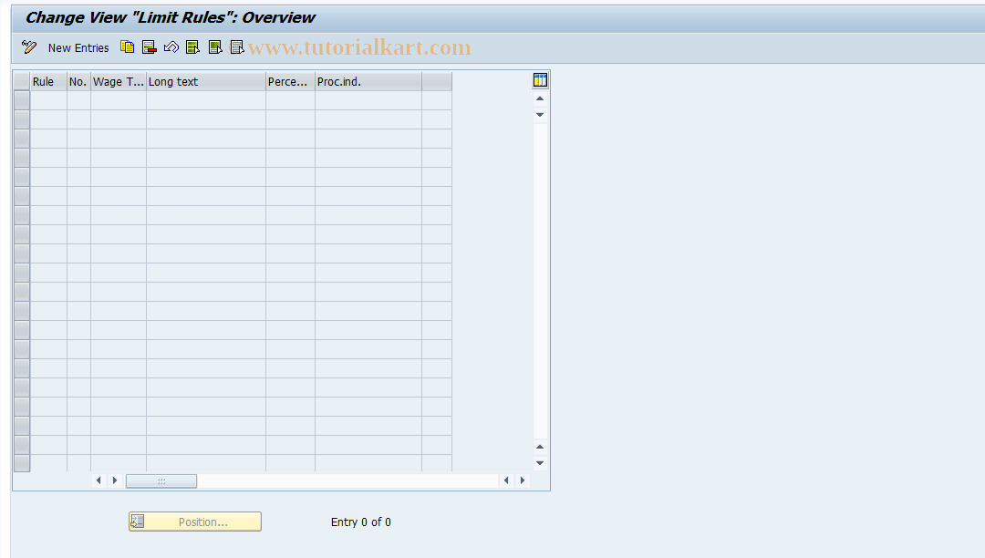 SAP TCode S_AHR_61002935 - IMG-Aktivität: OHAWR1024