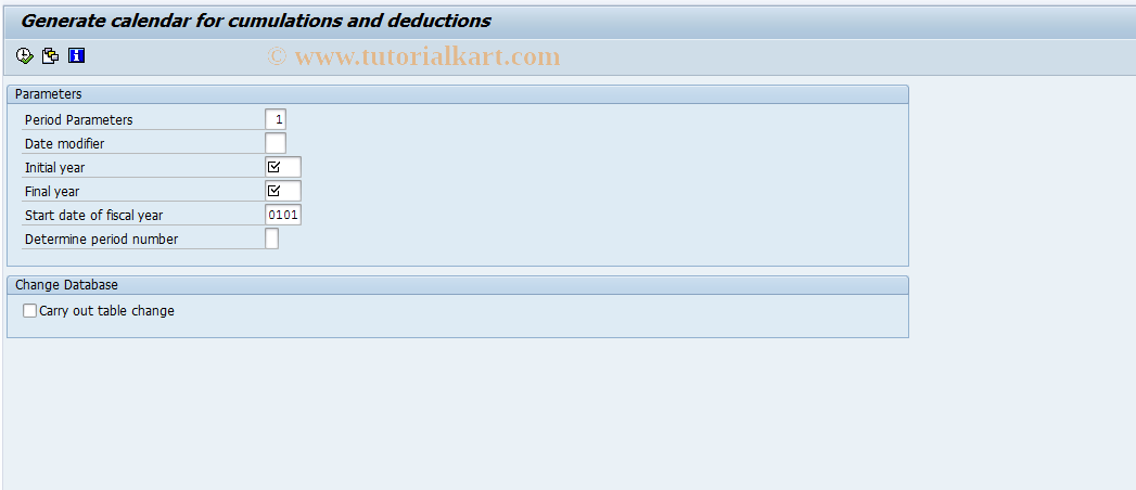 SAP TCode S_AHR_61002943 - IMG Activity: OHACUM010B