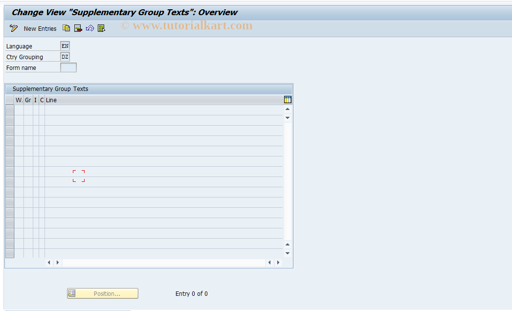 SAP TCode S_AHR_61002962 - IMG-Aktivität: SIMG_OHATW_407