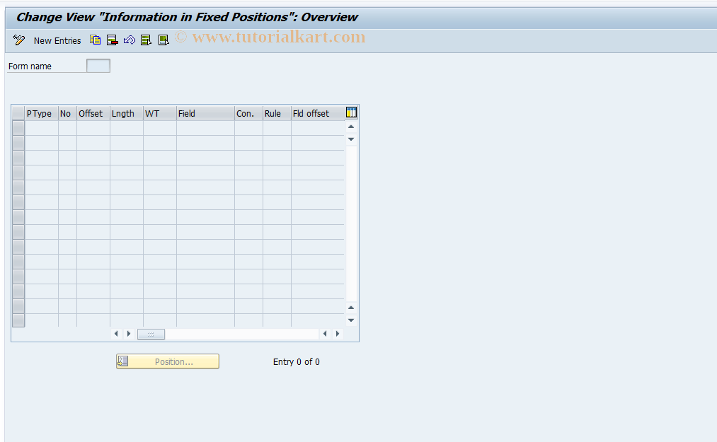 SAP TCode S_AHR_61002975 - IMG-Aktivität: SIMG_OHATW_417