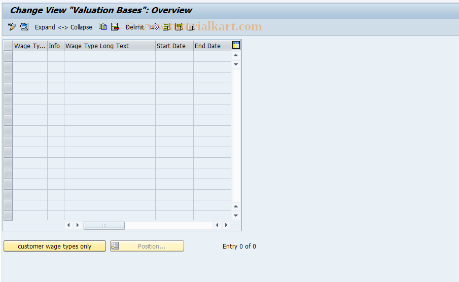 SAP TCode S_AHR_61002986 - IMG Activity: OHACUM212