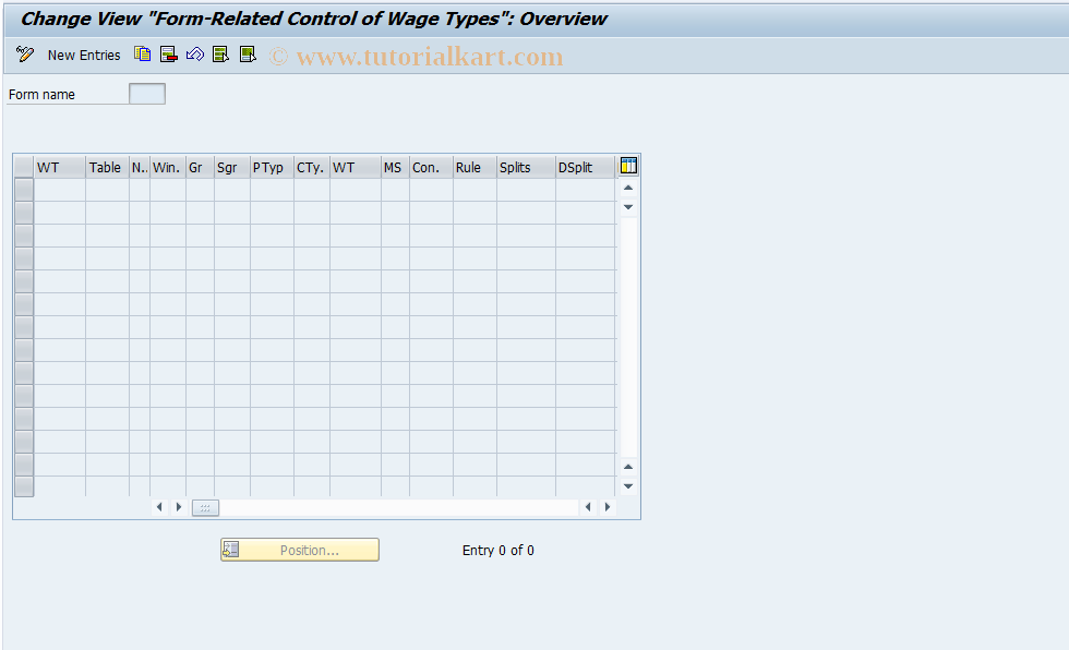 SAP TCode S_AHR_61003000 - IMG-Aktivität: SIMG_OHATH_529