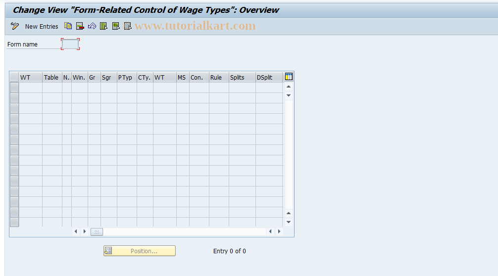 SAP TCode S_AHR_61003005 - IMG-Aktivität: SIMG_OHATH_409