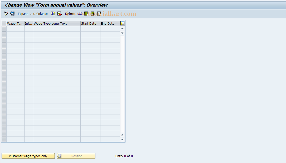 SAP TCode S_AHR_61003069 - IMG-Aktivität: OHATH_CU060