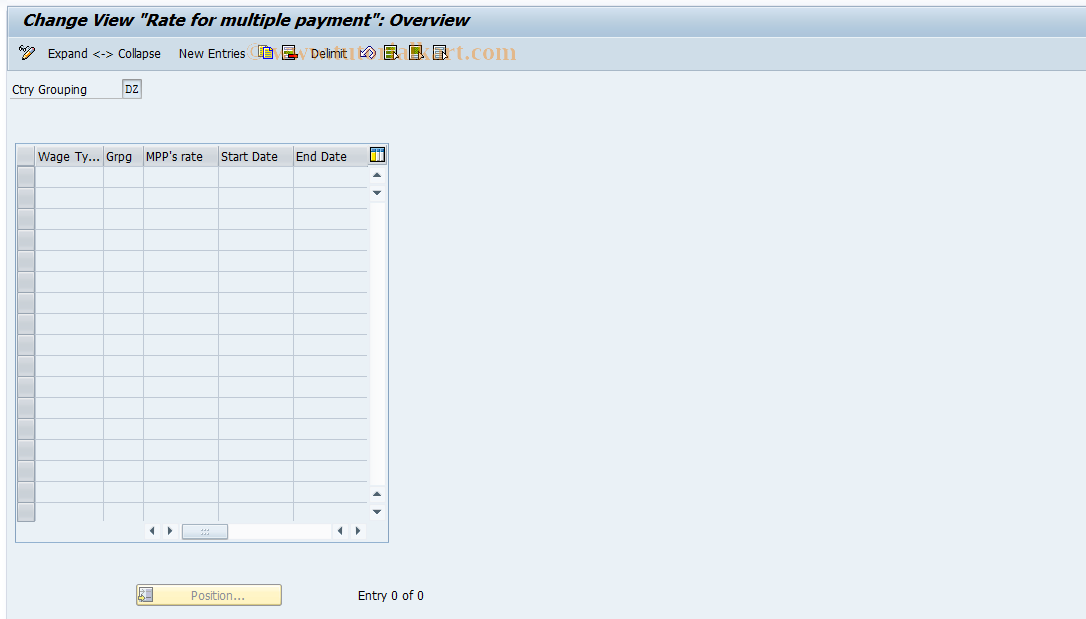 SAP TCode S_AHR_61003110 - IMG-Aktivität: OHATW_AP230