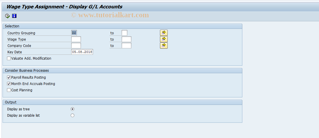 SAP TCode S_AHR_61003135 - IMG-Aktivität: OHATH_RI062