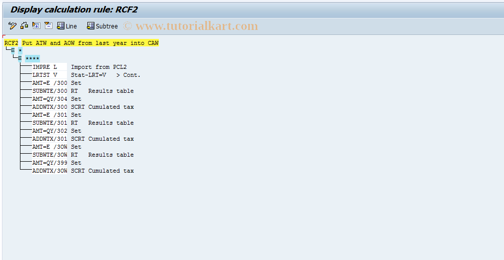 SAP TCode S_AHR_61003168 - IMG-Aktivität: OHARSI021