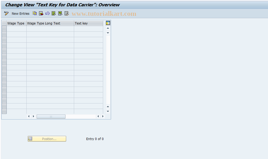 SAP TCode S_AHR_61003189 - IMG-Aktivität: OHARDT004