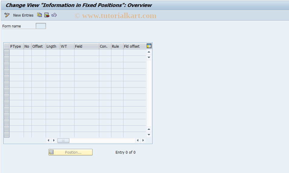 SAP TCode S_AHR_61003208 - IMG-Aktivität: SIMG_OHAR413