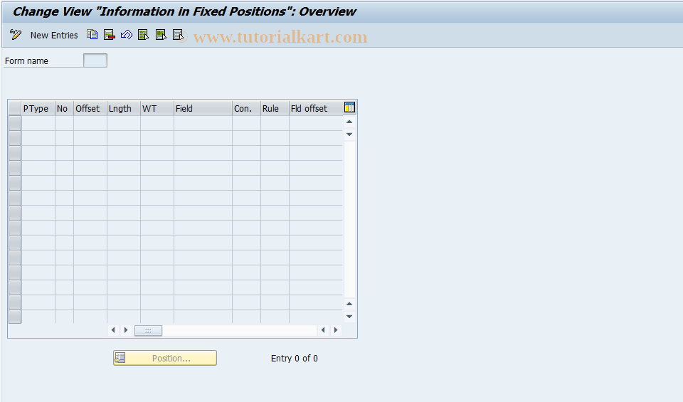 SAP TCode S_AHR_61003215 - IMG-Aktivität: SIMG_OHAR414