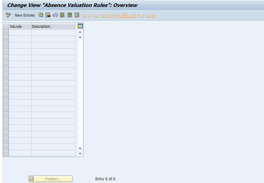 SAP TCode S_AHR_61003231 - IMG-Aktivität: OHATH_AB001