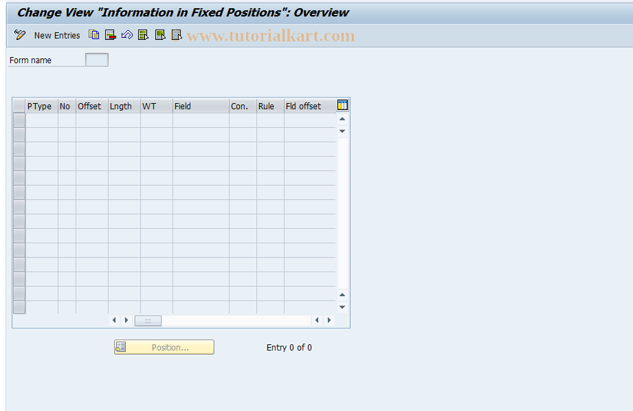 SAP TCode S_AHR_61003234 - IMG-Aktivität: SIMG_OHAR405