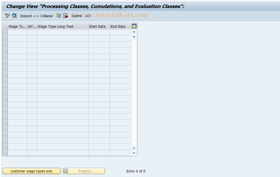 SAP TCode S_AHR_61003255 - IMG-Aktivität: OHARSIA012