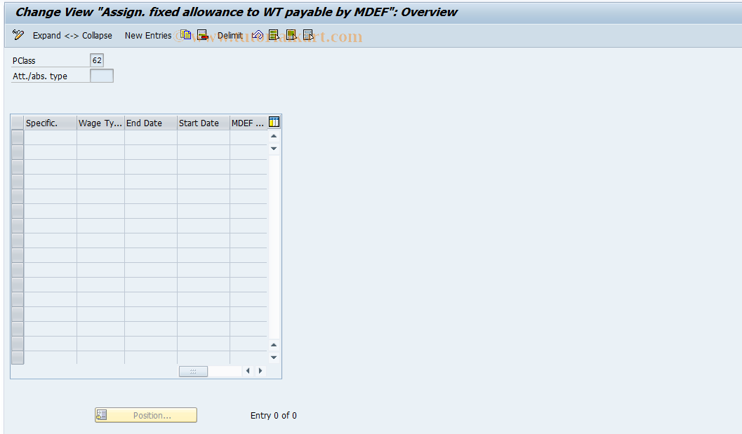 SAP TCode S_AHR_61003346 - IMG-Aktivität: OHARNR001B