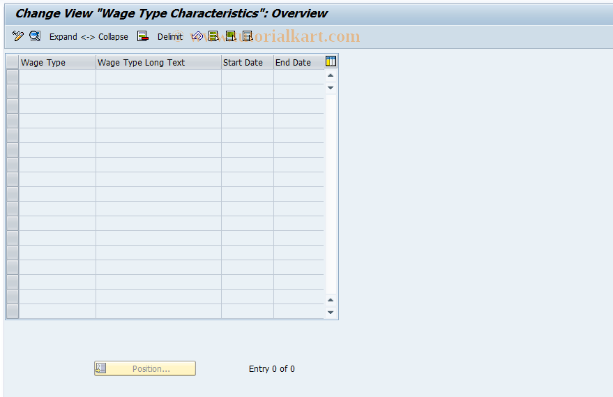 SAP TCode S_AHR_61003347 - IMG-Aktivität: OHATH_UM103