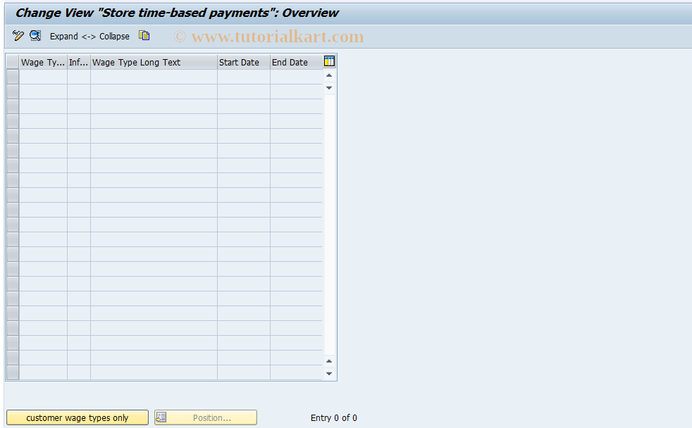 SAP TCode S_AHR_61003391 - IMG-Aktivität: OHATH_SL001