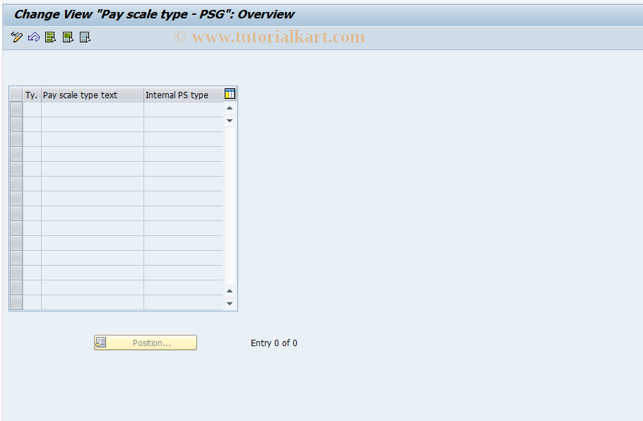 SAP TCode S_AHR_61003400 - IMG Activity: OHADBLR300