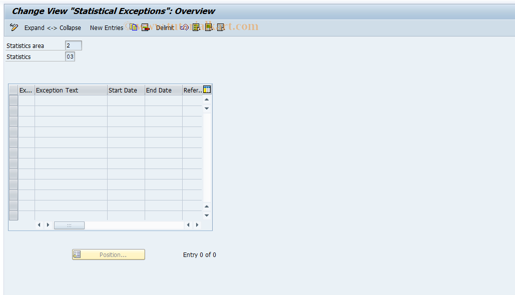 SAP TCode S_AHR_61003485 - IMG Activity: OHADEHE11