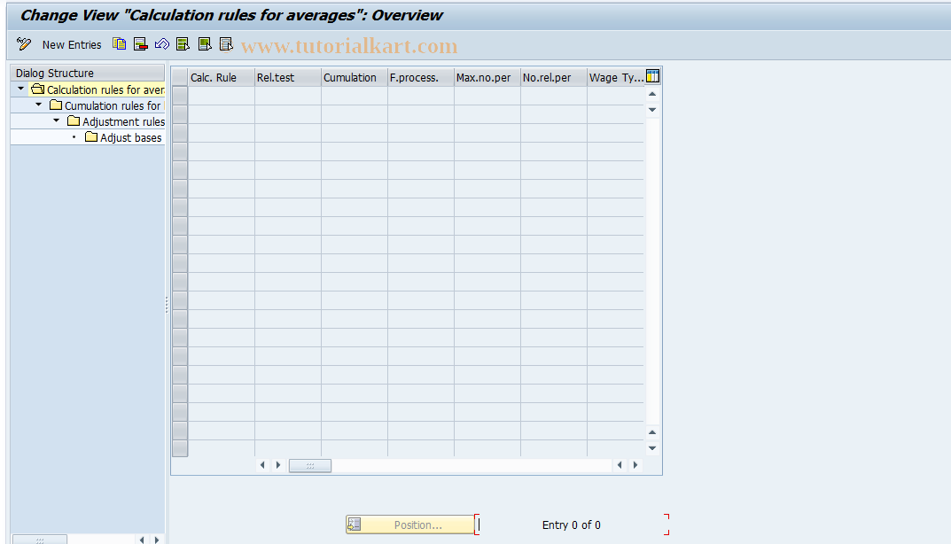 SAP TCode S_AHR_61003487 - IMG-Aktivität: OHATH_AV001