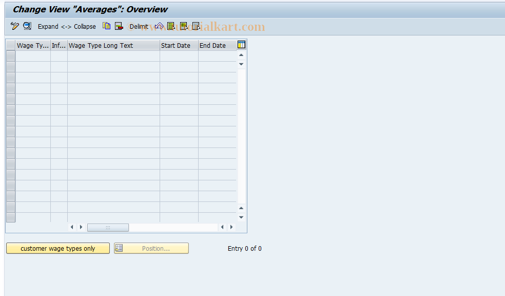 SAP TCode S_AHR_61003490 - IMG-Aktivität: OHATH_AVBAS