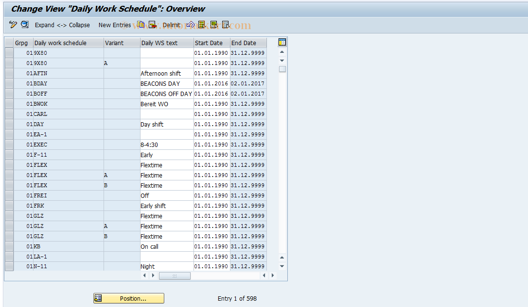 SAP TCode S_AHR_61003506 - IMG Activity: OHADKU23C