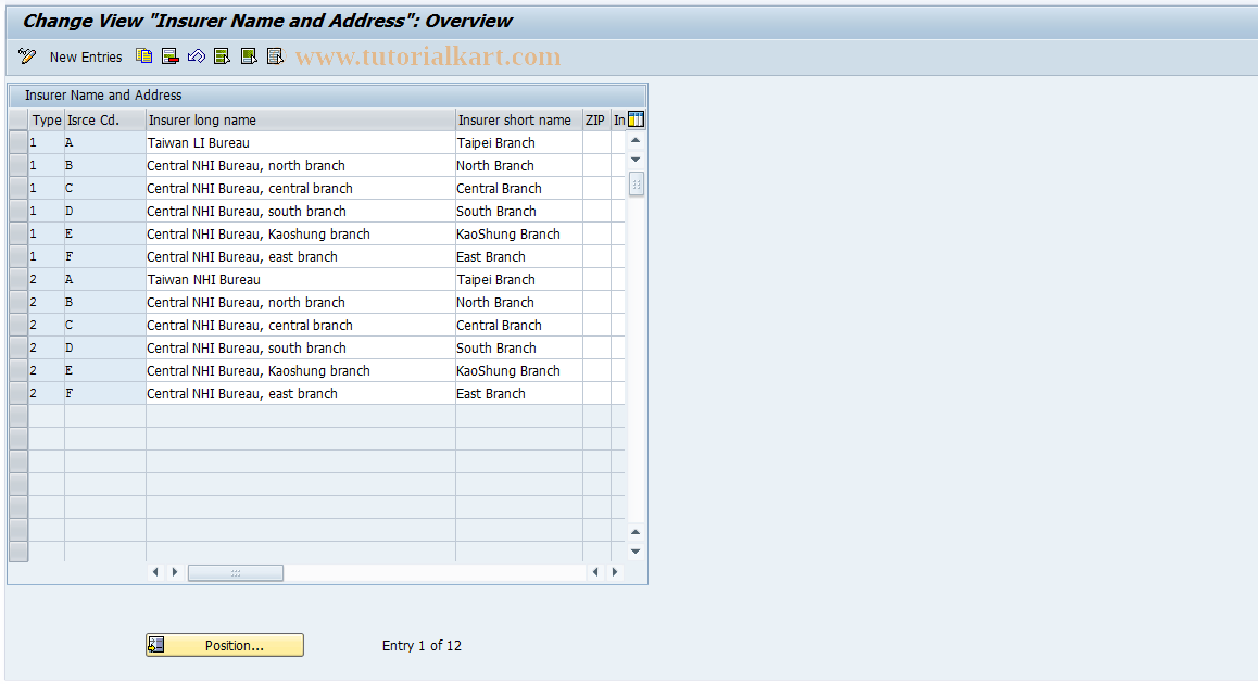 SAP TCode S_AHR_61003519 - IMG-Aktivität: OHATW_NH125