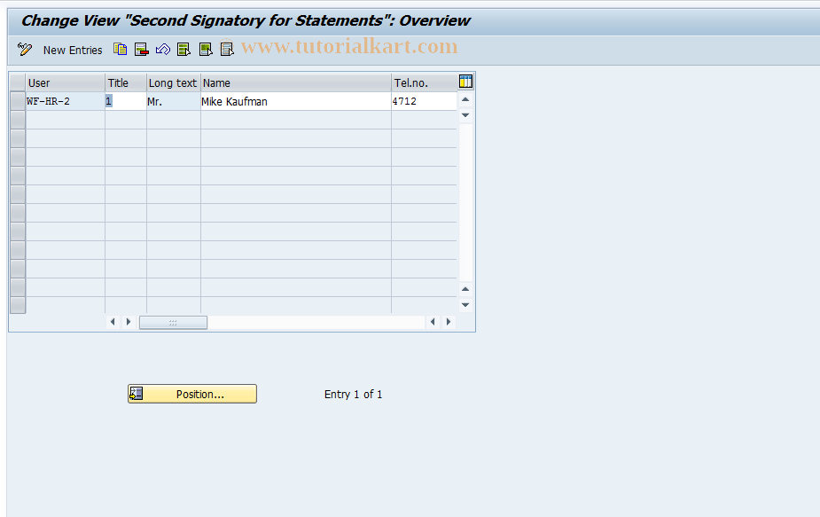 SAP TCode S_AHR_61003525 - IMG Activity: OHADBEAB2