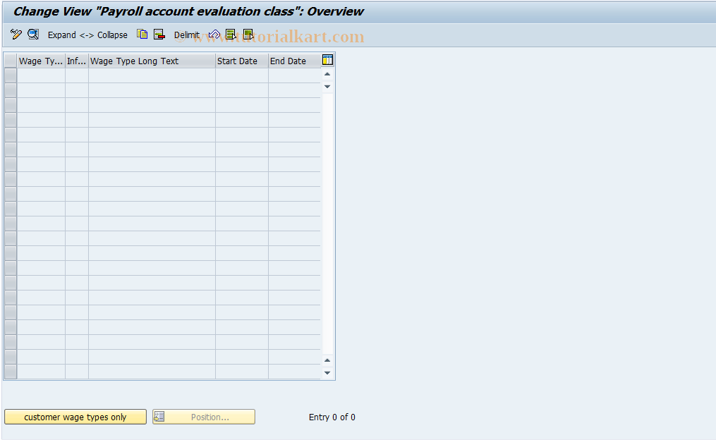 SAP TCode S_AHR_61003538 - IMG-Aktivität: SIMG_OHAR464