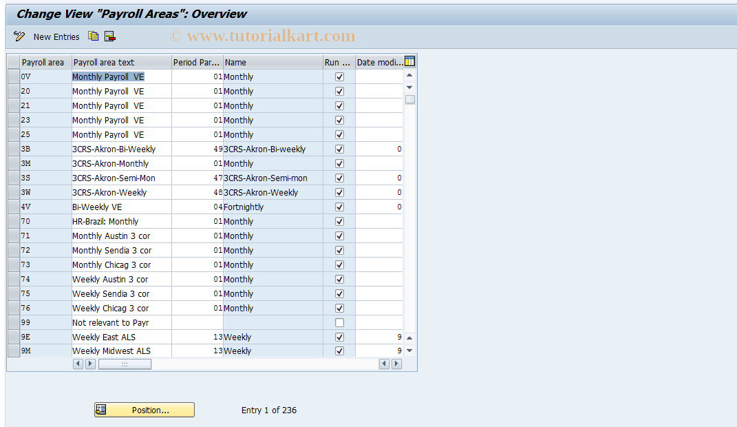 SAP TCode S_AHR_61003543 - IMG-Aktivität: OHATW_UM006