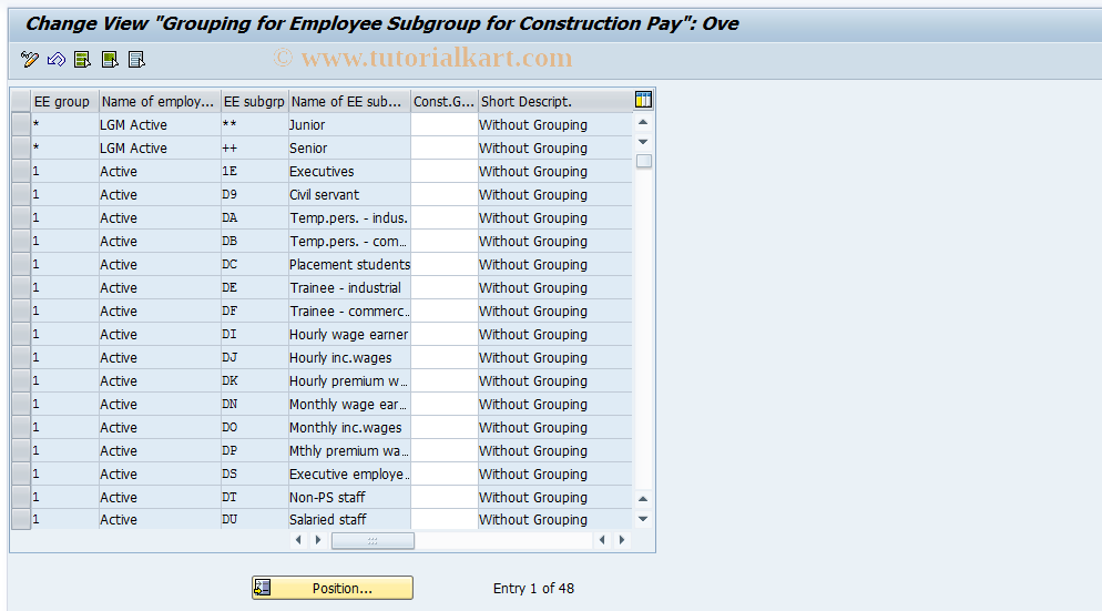 SAP TCode S_AHR_61003552 - IMG Activity: OHADBLD100