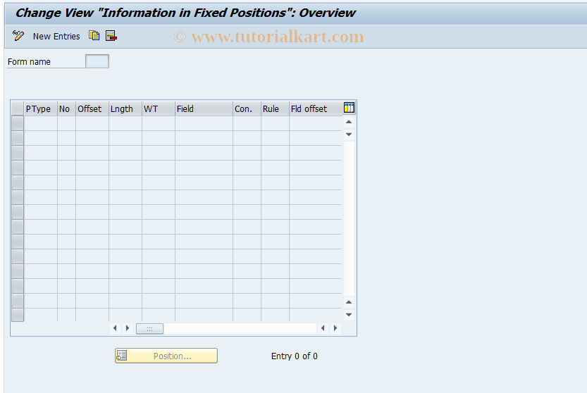 SAP TCode S_AHR_61003557 - IMG-Aktivität: SIMG_OHAR437