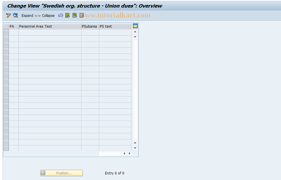 SAP TCode S_AHR_61003565 - IMG-Aktivität: OHASUD013