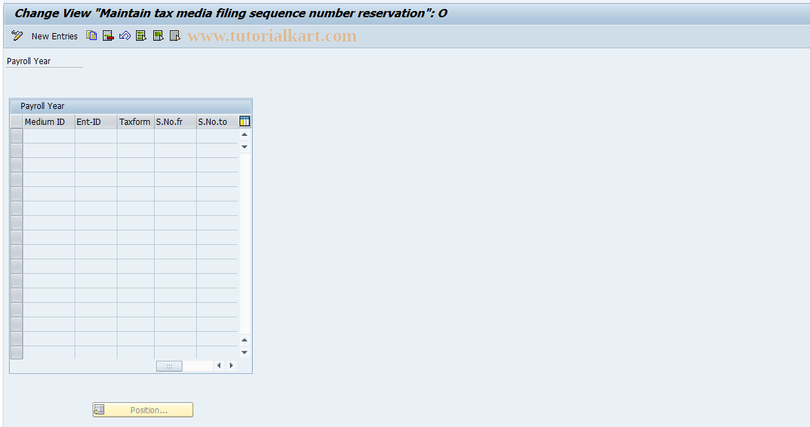 SAP TCode S_AHR_61003571 - IMG-Aktivität: OHATW_TX310