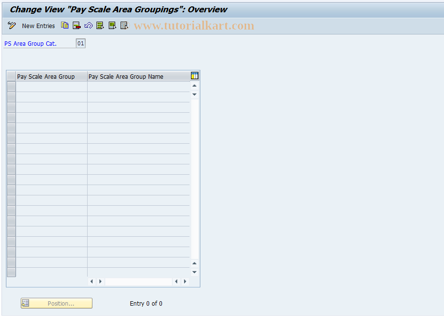 SAP TCode S_AHR_61003606 - IMG Activity: OHADBLR100