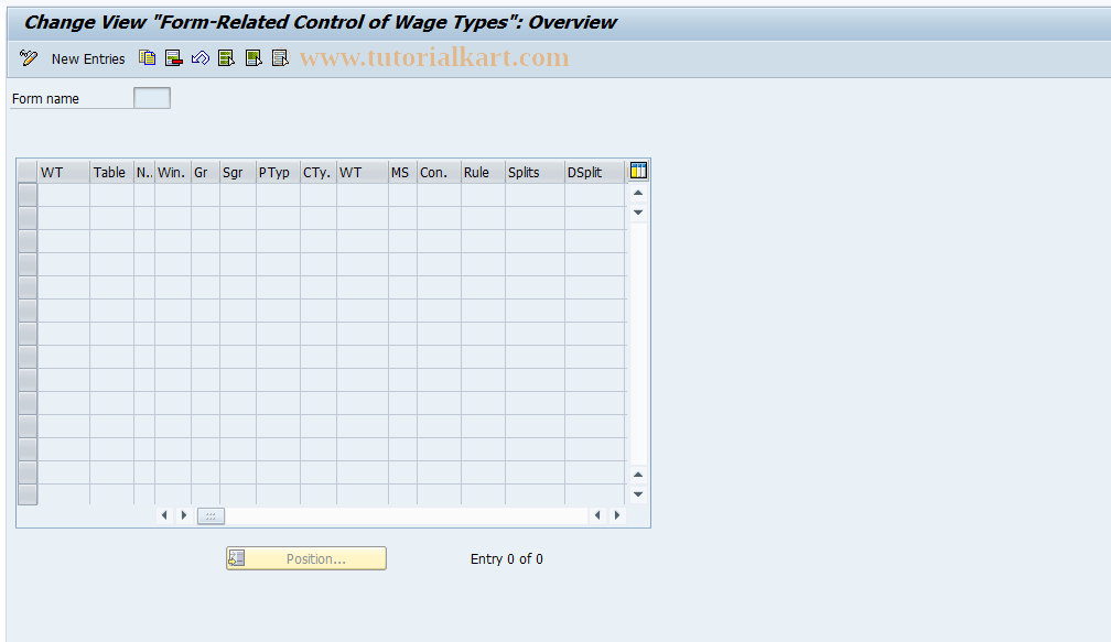 SAP TCode S_AHR_61003610 - IMG Activity : SIMG_OHAM_529