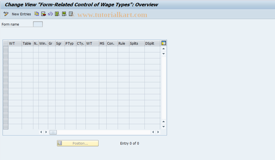 SAP TCode S_AHR_61003617 - IMG-Aktivität: SIMG_OHASE_529