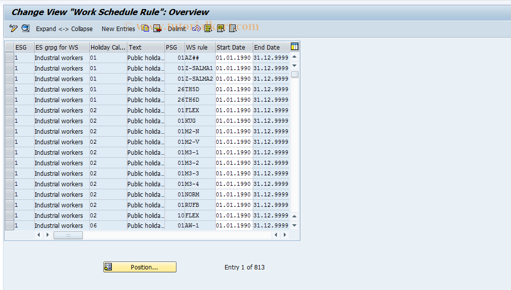 SAP TCode S_AHR_61003632 - IMG Activity: OHADKU23G