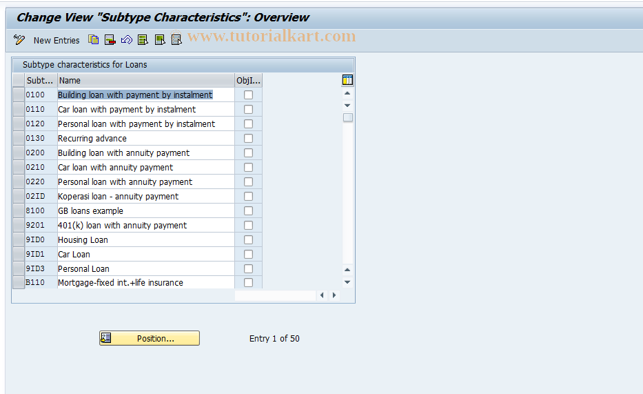 SAP TCode S_AHR_61003641 - IMG-Aktivität: OHASE_DL031