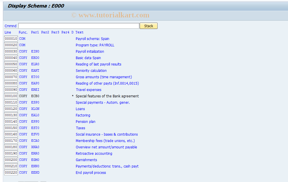 SAP TCode S_AHR_61003713 - IMG activity: OHAE0016