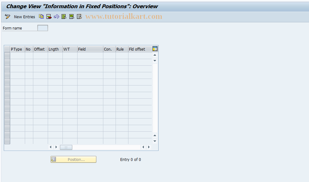 SAP TCode S_AHR_61003735 - IMG-Aktivität: SIMG_OHASE_418