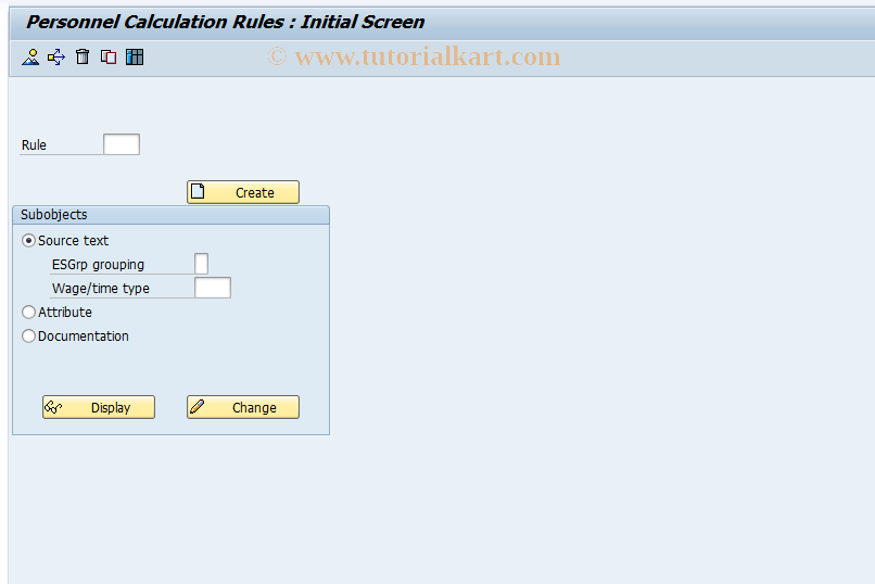 SAP TCode S_AHR_61003756 - IMG-Aktivität: OHARAB010