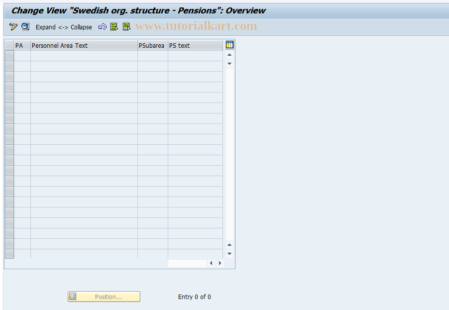 SAP TCode S_AHR_61003778 - IMG-Aktivität: OHASPE007