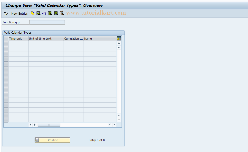 SAP TCode S_AHR_61003784 - IMG-Aktivität: OHAR0912