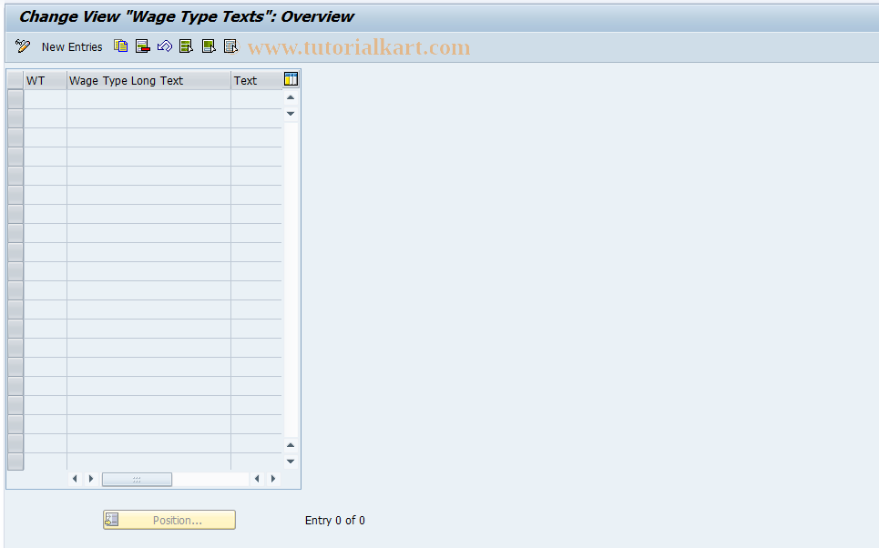 SAP TCode S_AHR_61003807 - IMG-Aktivität: OHARUM108