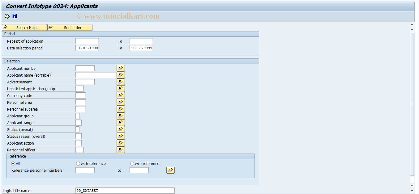 SAP TCode S_AHR_61003874 - IMG Activity: SIMG_CFMENUOHP2OOQB