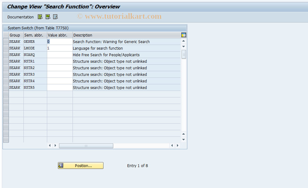 SAP TCode S_AHR_61003887 - IMG Activity: SIMG_CFMENUOHP2OOSF