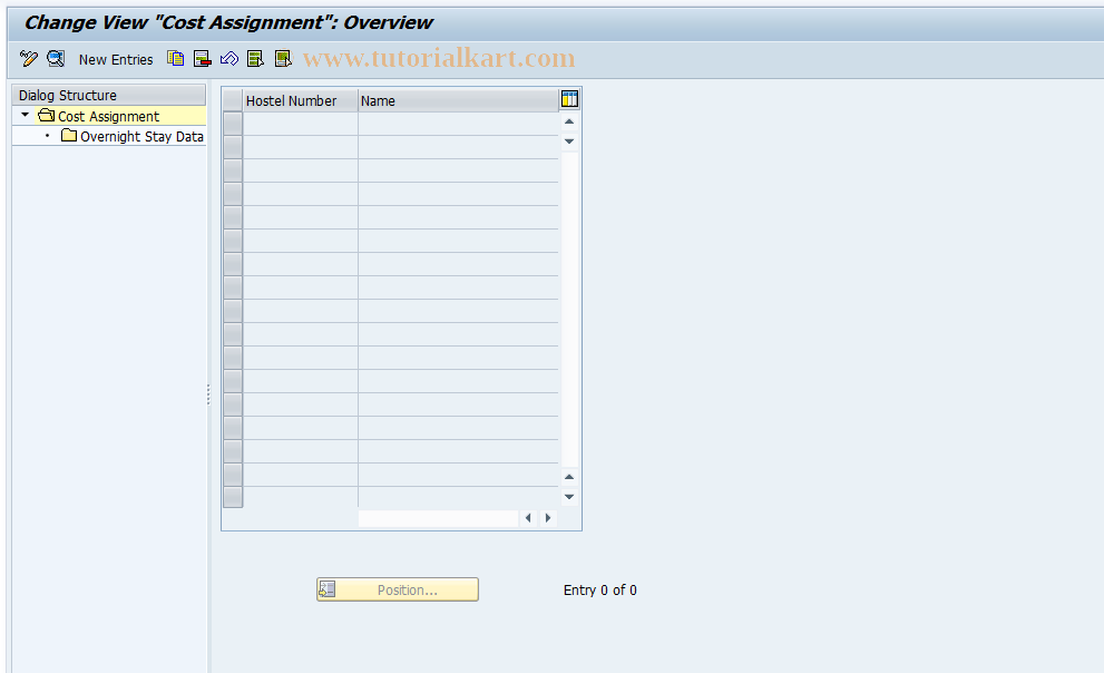 SAP TCode S_AHR_61003891 - IMG Activity: OHADBLA232