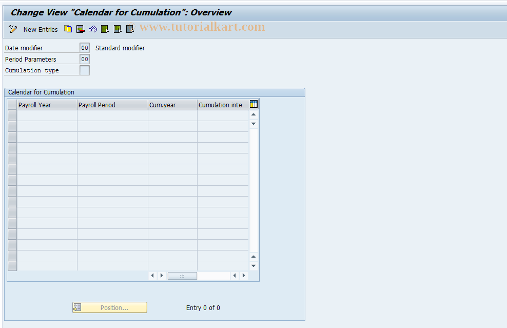 SAP TCode S_AHR_61003892 - IMG Activity: OHAM_0902